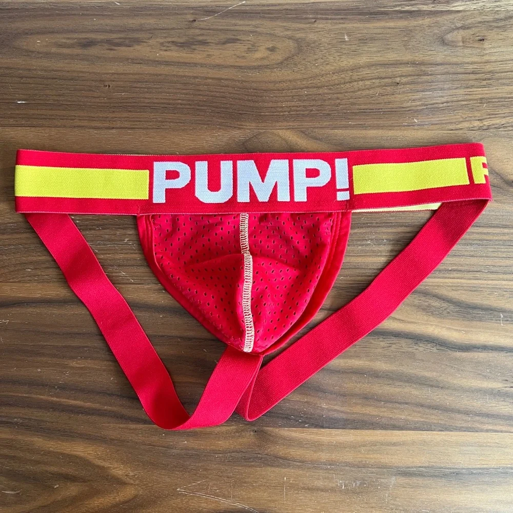 Pump Red/Yellow Jockstrap - New - Picture 2 of 8